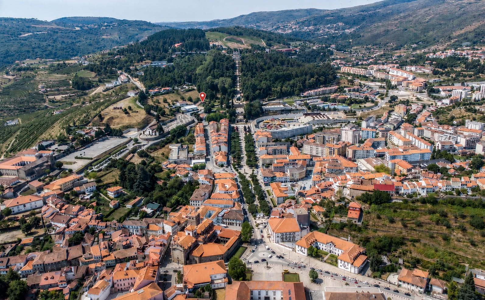 Vista aérea de Lamego